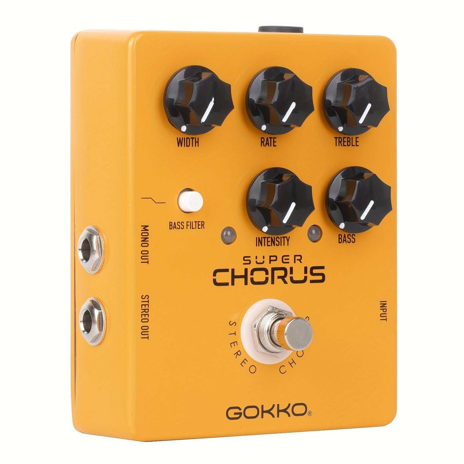 Guitar Effects Pedal shown in the Multiple Chorus option