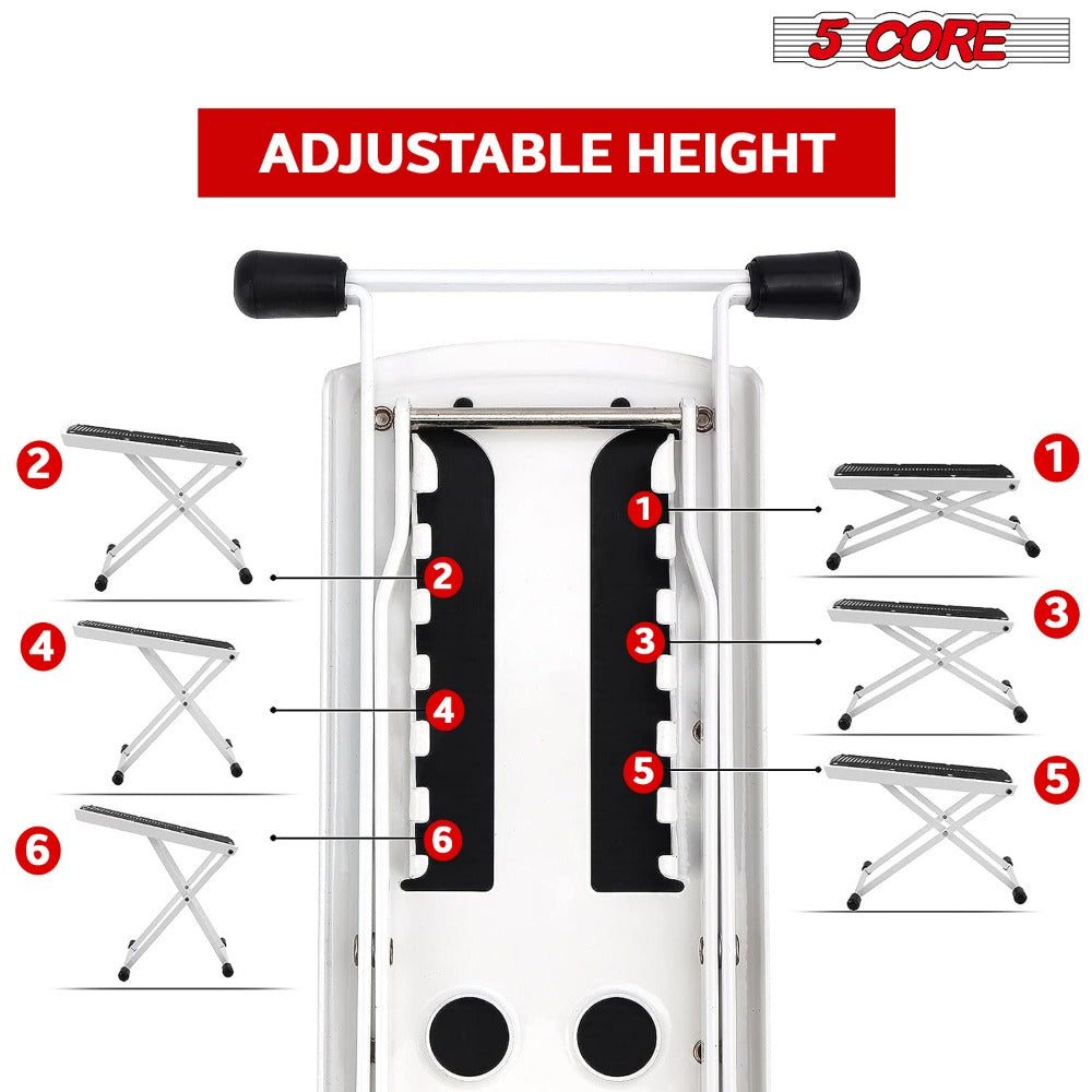Guitar Footstool, Foldable, Adjustable for Supporting Classical Or Acoustic Guitar Posture detail image - detail view 10