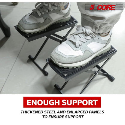 Guitar Footstool, Foldable, Adjustable for Supporting Classical Or Acoustic Guitar Posture detail image - detail view 13