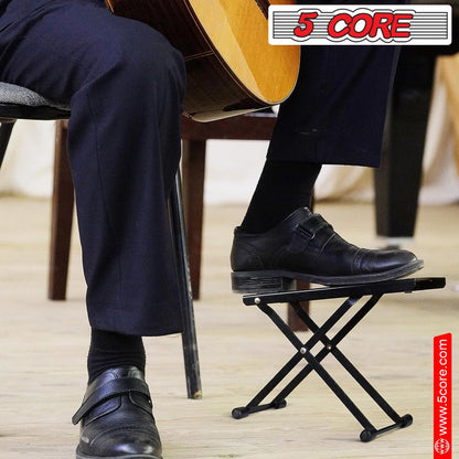 Guitar Footstool, Foldable, Adjustable for Supporting Classical Or Acoustic Guitar Posture detail image - detail view 23