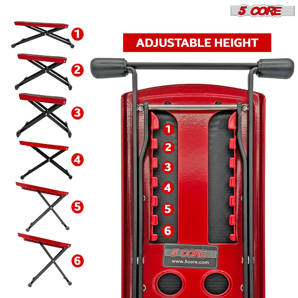 Guitar Footstool, Foldable, Adjustable for Supporting Classical Or Acoustic Guitar Posture detail image - detail view 7