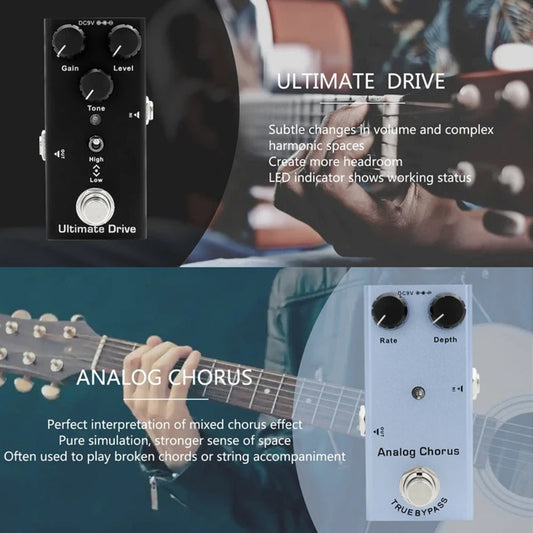 Guitar Multi-Effects Processor, Multiple, Easy, Adjust for Guitar Or Bass Tone Shaping detail image