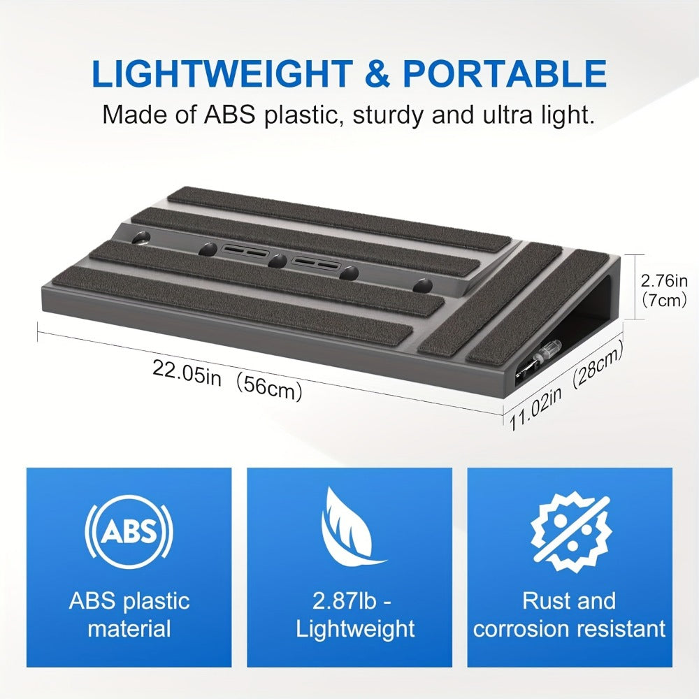 Guitar Pedalboard, Portable, Pedal for Organizing And Carrying Guitar Effects Pedals detail image