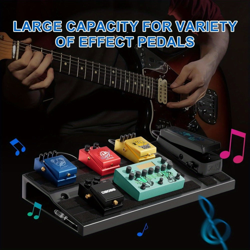 Guitar Pedalboard, Portable, Pedal for Organizing And Carrying Guitar Effects Pedals detail image - detail view 3