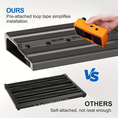 Guitar Pedalboard, Portable, Pedal for Organizing And Carrying Guitar Effects Pedals detail image - detail view 6