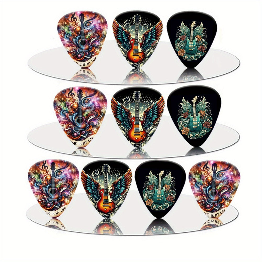 Guitar Pick Set, 1.0mm, 50pcs, 50pcs/box, Random, Band for Practice and Performance detail image - detail view 3