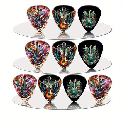 Guitar Pick Set, 1.0mm, 50pcs, 50pcs/box, Random, Band for Practice and Performance detail image - detail view 3