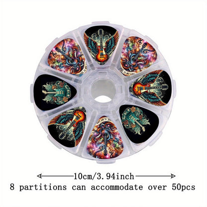 Guitar Pick Set, 1.0mm, 50pcs, 50pcs/box, Random, Band for Practice and Performance detail image - detail view 4