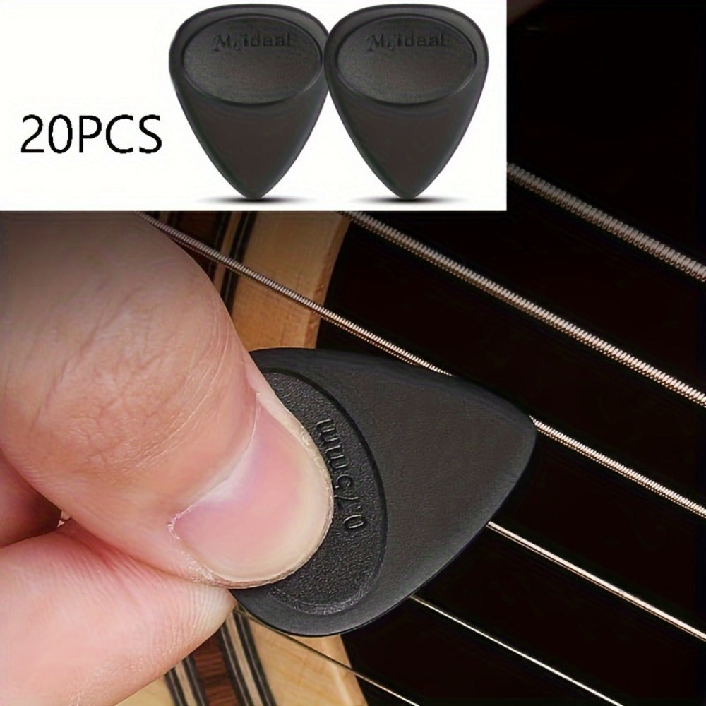 Guitar Pick Set, 20pcs, 0.7mm, Non-slip, Picks for Practice and Performance detail image - detail view 3