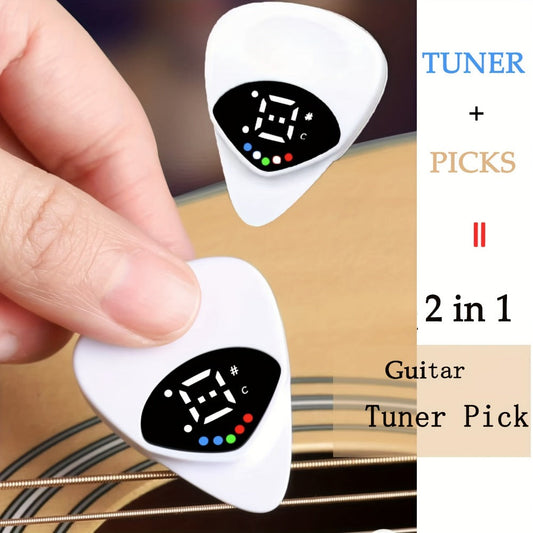 Guitar Pick Set, 2in, Tuner, Set-Include for Practice and Performance detail image