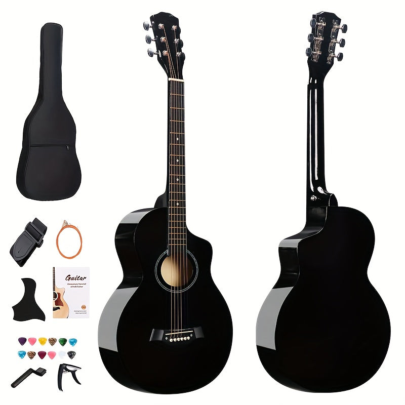 Guitar Pick Set shown in the 38 inches [black]-A option