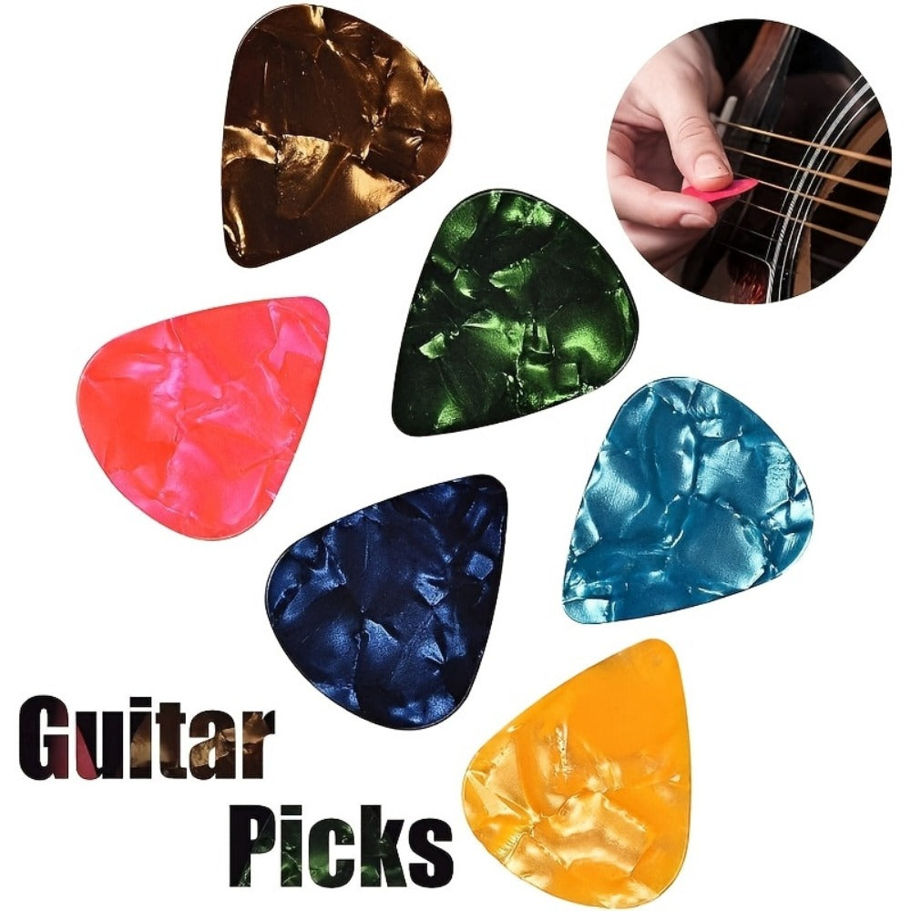 Guitar Pick Set, 7pcs, Clip-On, Tuner, Picks for Practice and Performance detail image - detail view 4