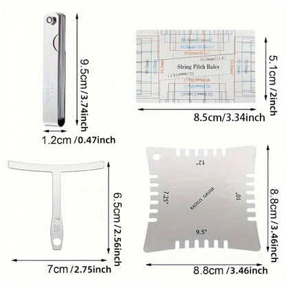 Guitar Repair Tool Kit, 15pcs, 0.0015 inch, Professional, Bass for Guitar Maintenance detail image - detail view 7