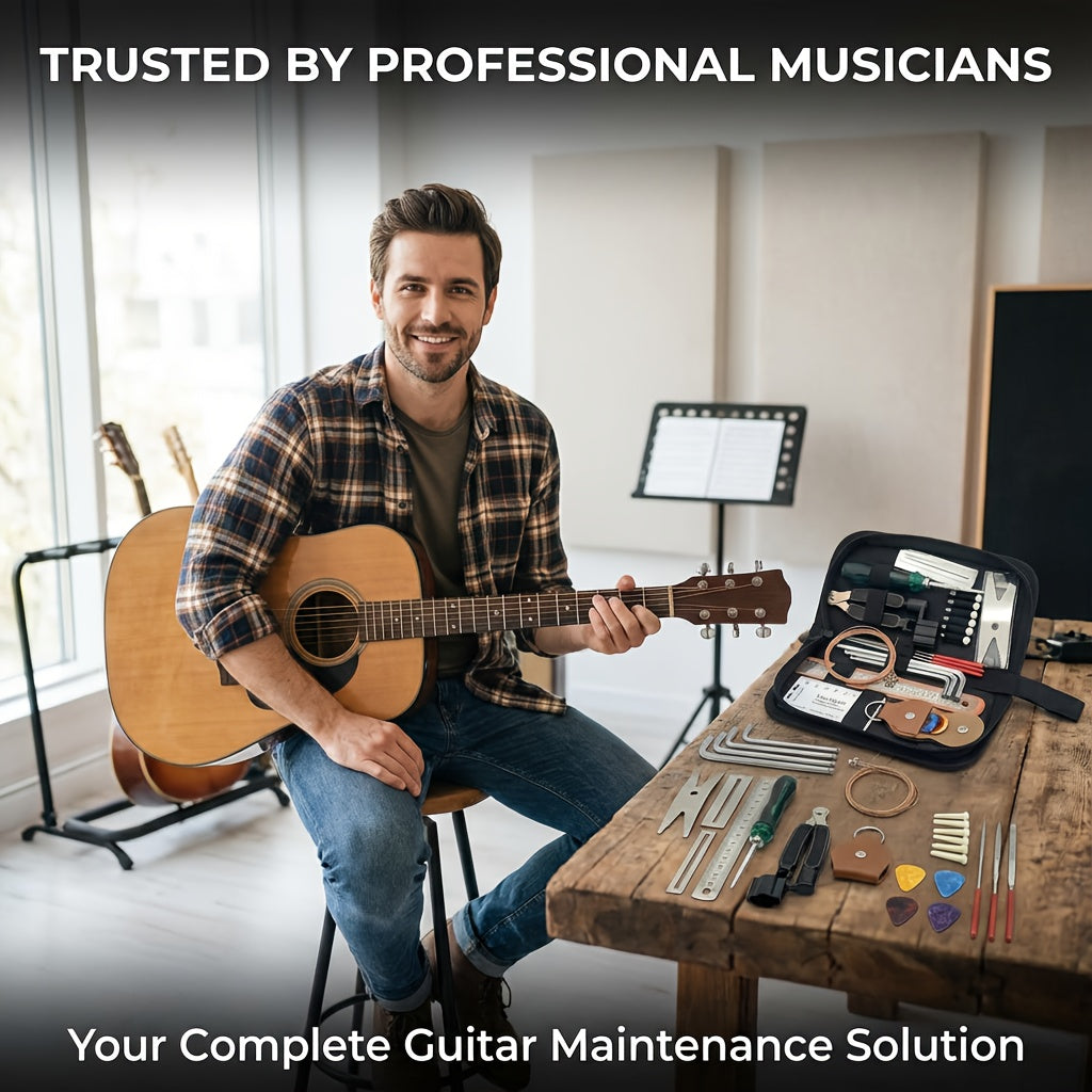 Guitar Repair Tool Kit shown in the 31pcs option