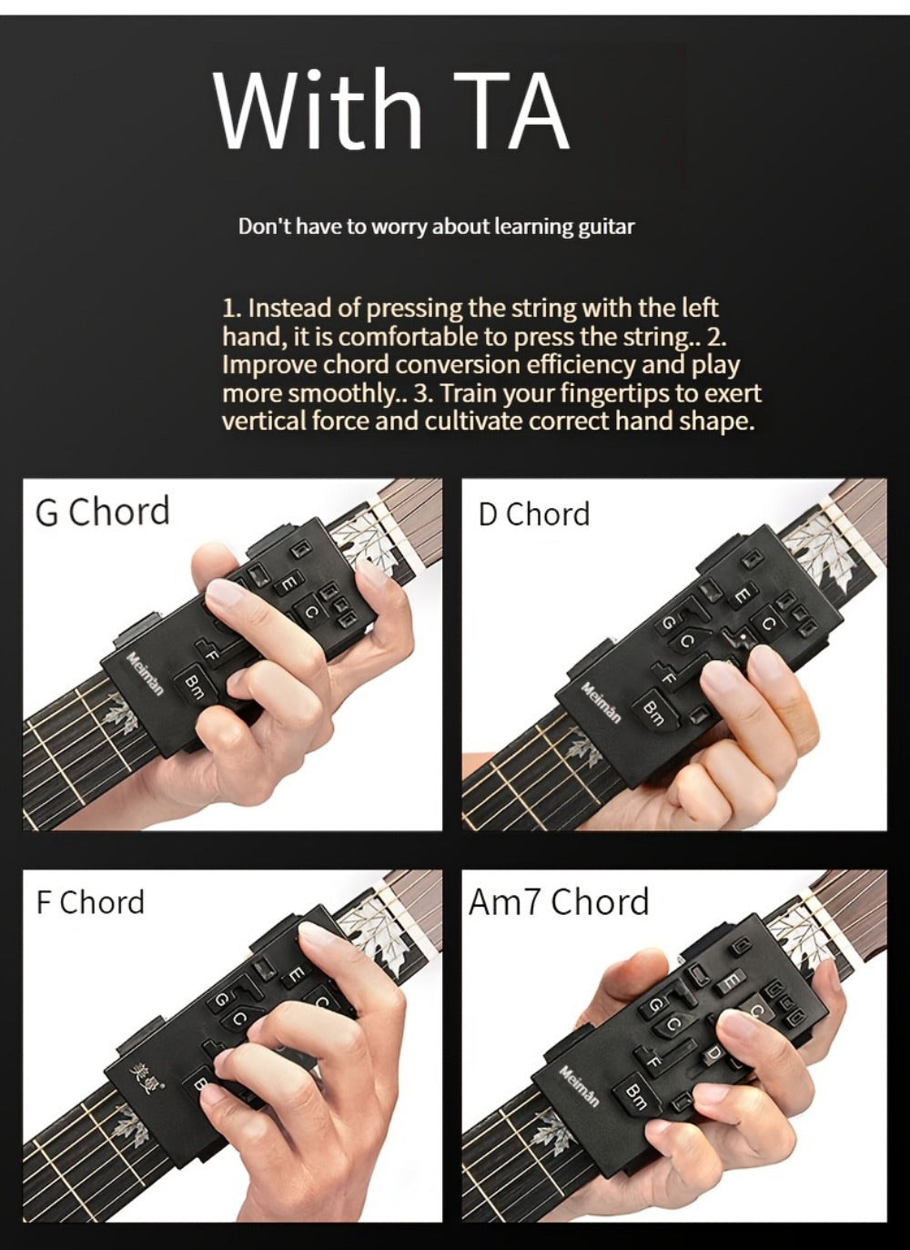 Guitar Repair Tool Kit, 41 inches, 3 keys, Chord, Assistant for Guitar Maintenance detail image - detail view 14
