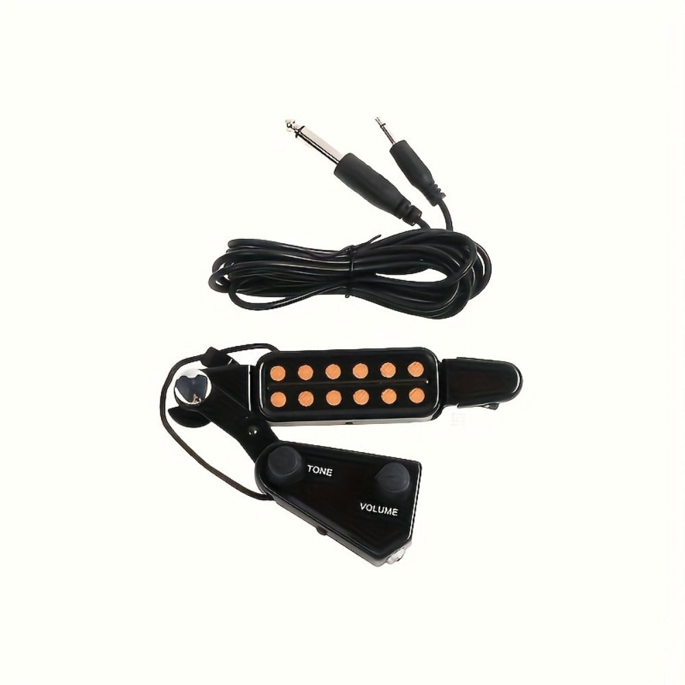 Guitar Replacement Part, 12 Hole Pickup, 1pc, 12-Hole, Acoustic for Guitar Repair detail image - detail view 3