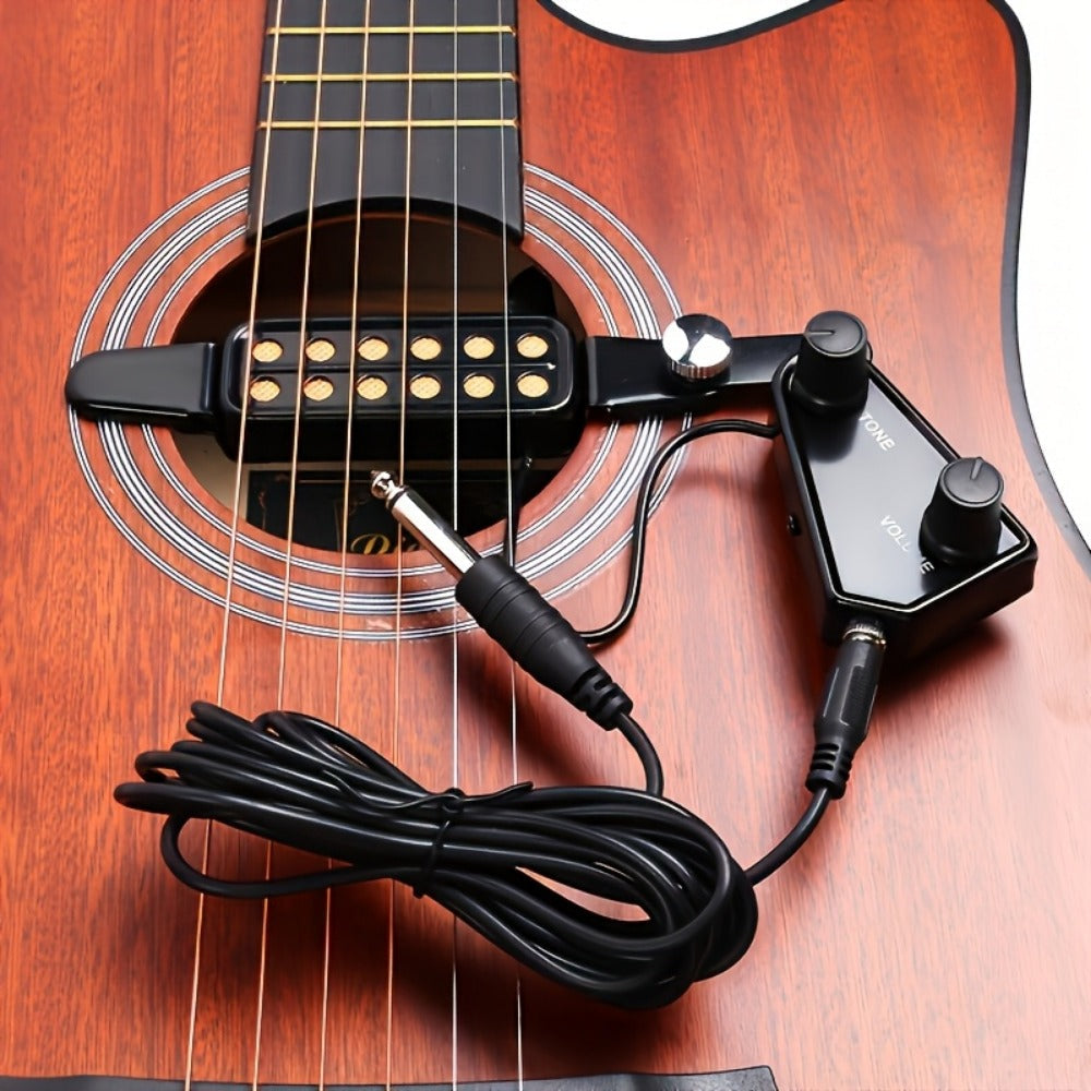 Guitar Replacement Part, 12 Hole Pickup, 1pc, 12-Hole, Acoustic for Guitar Repair detail image - detail view 6