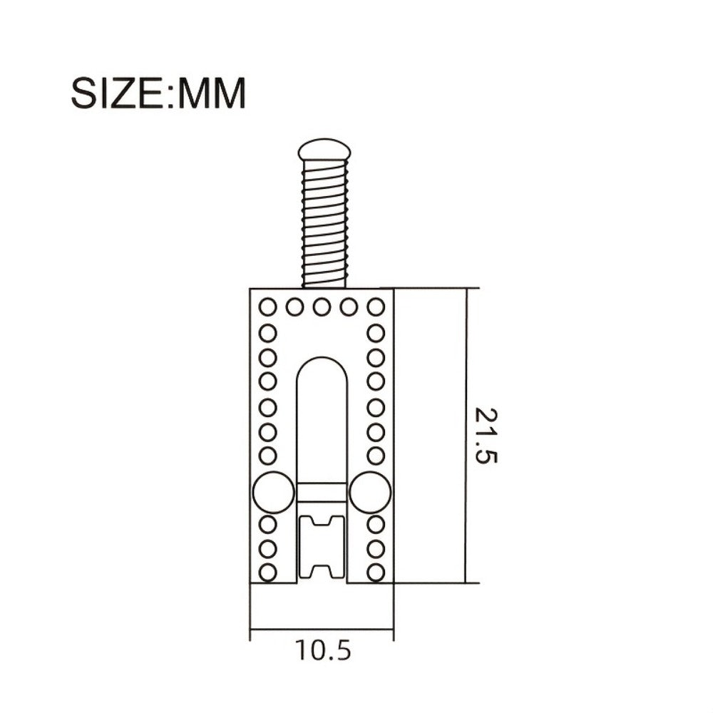 Guitar Replacement Part, 5Mm, 2 mm, Electric, Roller, String for Guitar Repair detail image