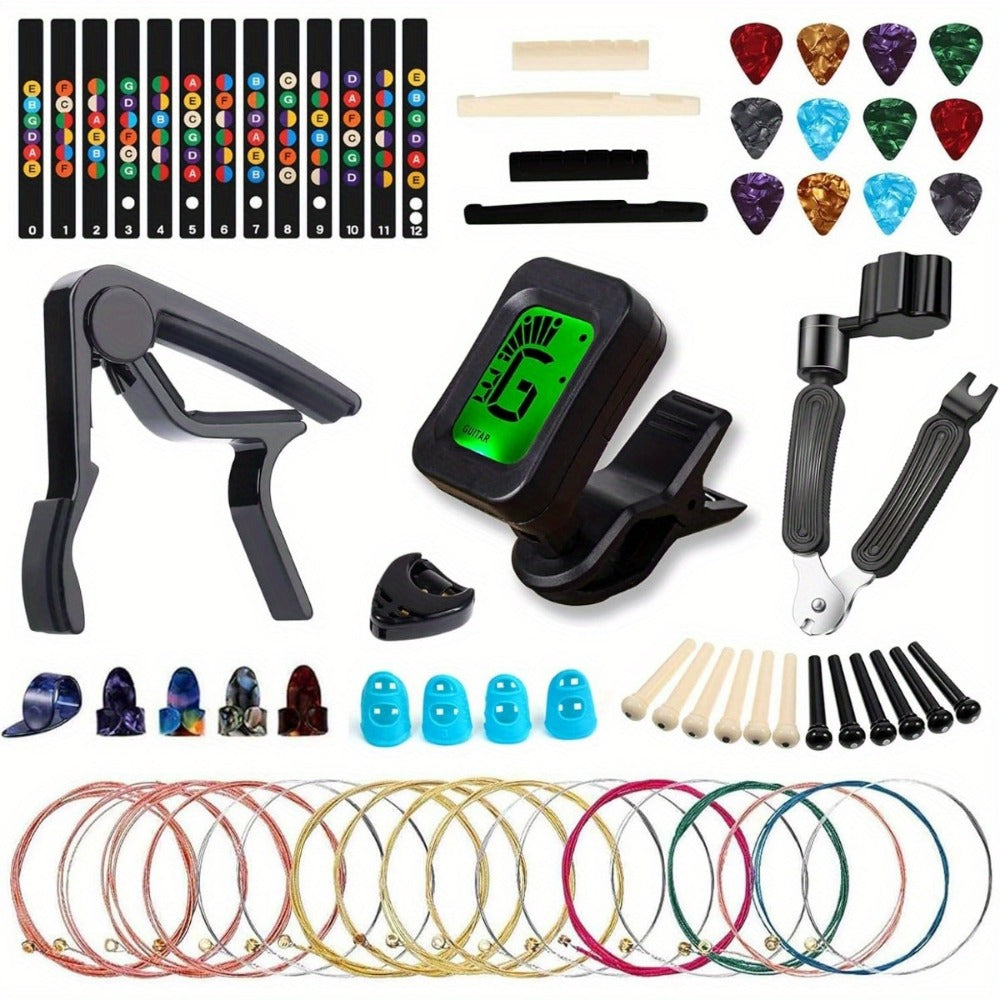 Guitar Replacement Part, 60pcs, 6pcs, Acoustic, Accessories for Guitar Repair detail image - detail view 3