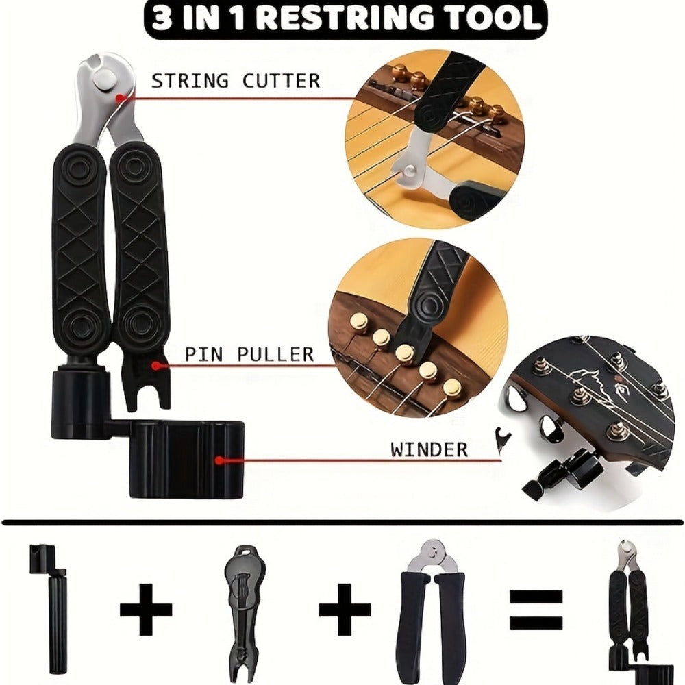 Guitar Replacement Part, Adjustable, 53pcs, Set, Acoustic for Guitar Repair detail image - detail view 5