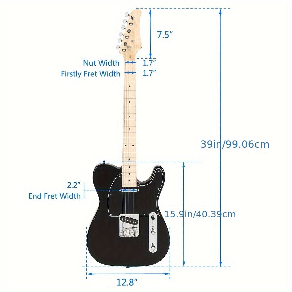 Guitar Replacement Part, Blue, Maple, Fingerboard, Electric for Guitar Repair detail image - detail view 11