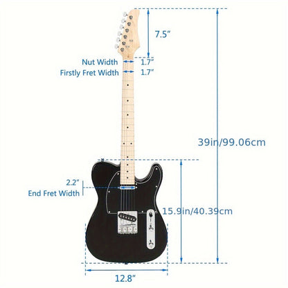 Guitar Replacement Part, Blue, Maple, Fingerboard, Electric for Guitar Repair detail image - detail view 11