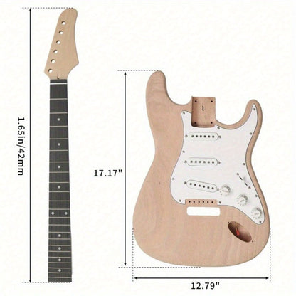 Guitar Replacement Part, DIY, Mahogany, Body for Guitar Repair detail image - detail view 11