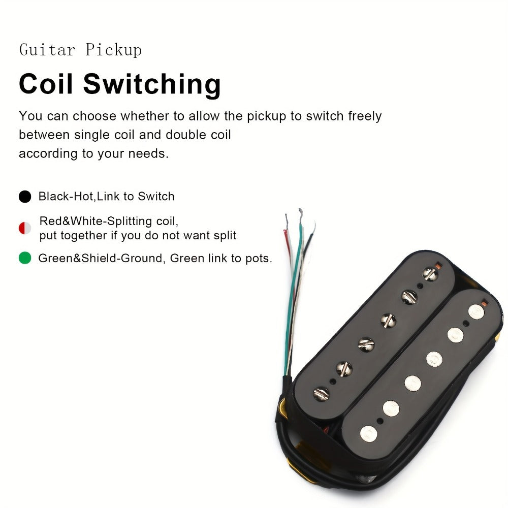 Guitar Replacement Part, High-Performance, Black, Humbucker for Guitar Repair detail image - detail view 10