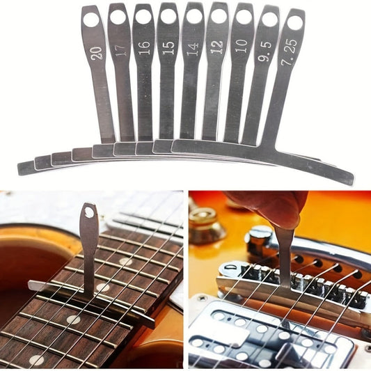 Guitar Setup Tool Kit, 12-Piece Luthier Gauge Set for Guitar and Bass detail image