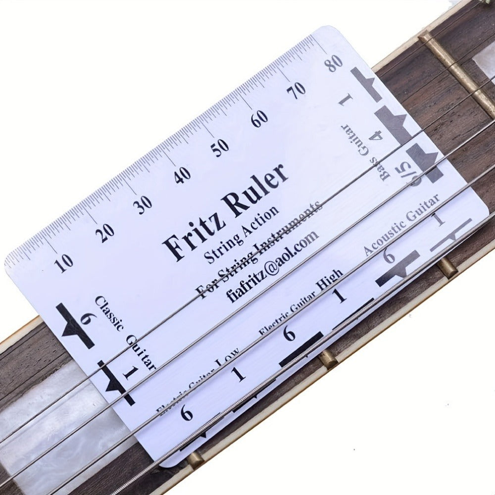 Guitar Setup Tool Kit, 12-Piece Luthier Gauge Set for Guitar and Bass detail image - detail view 4