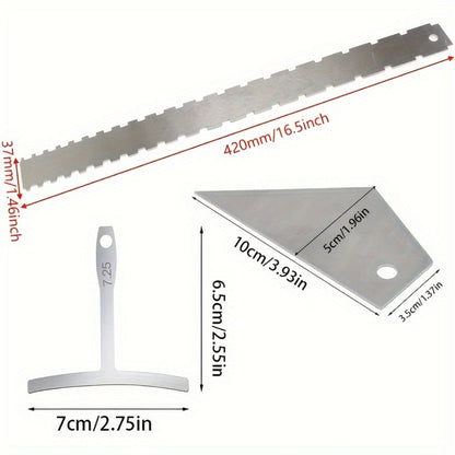 Guitar Setup Tool Kit, 12-Piece Luthier Gauge Set for Guitar and Bass detail image - detail view 7