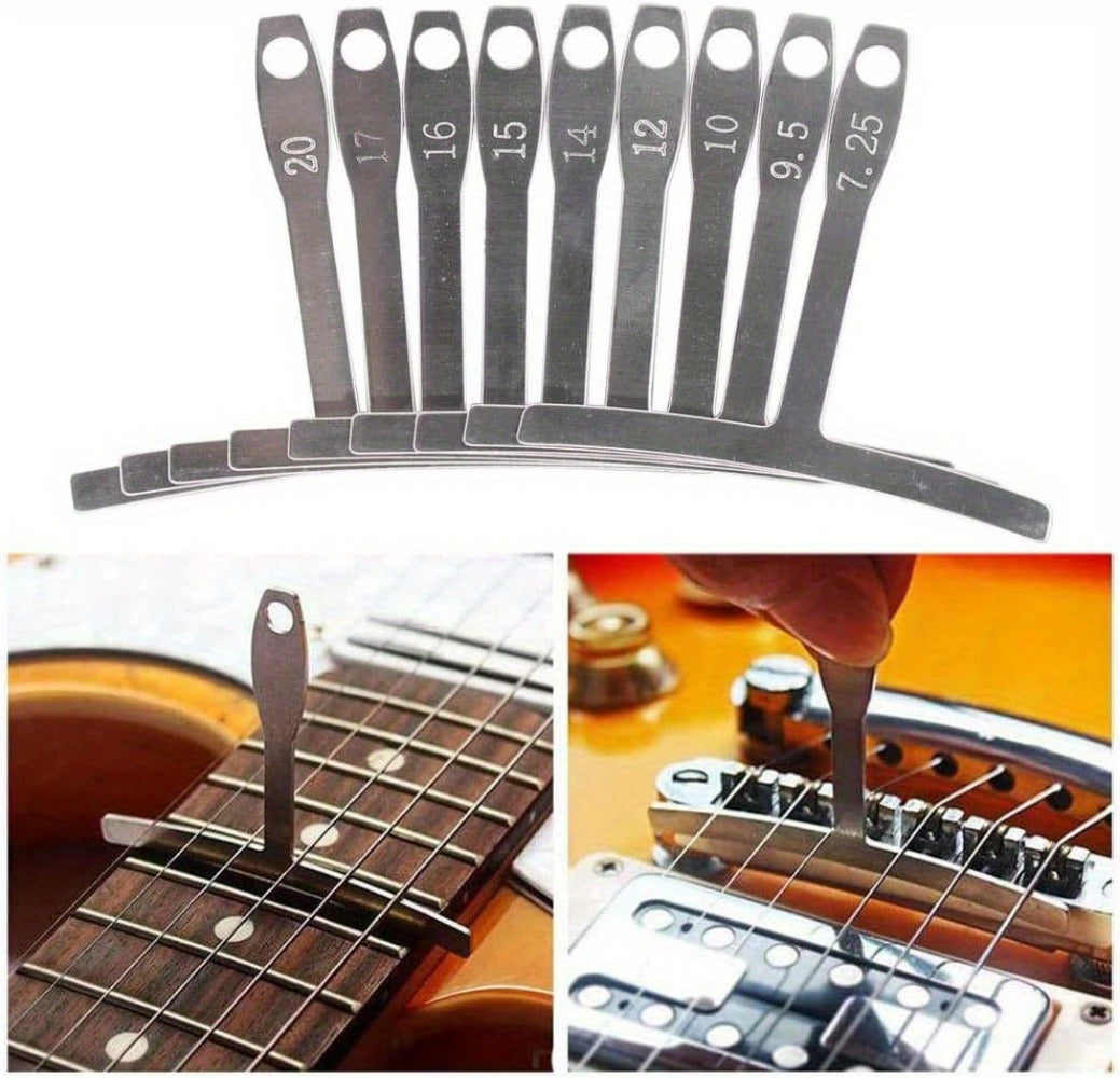 Guitar Setup Tool Kit, 12-Piece Luthier Gauge Set for Guitar and Bass detail image - detail view 9