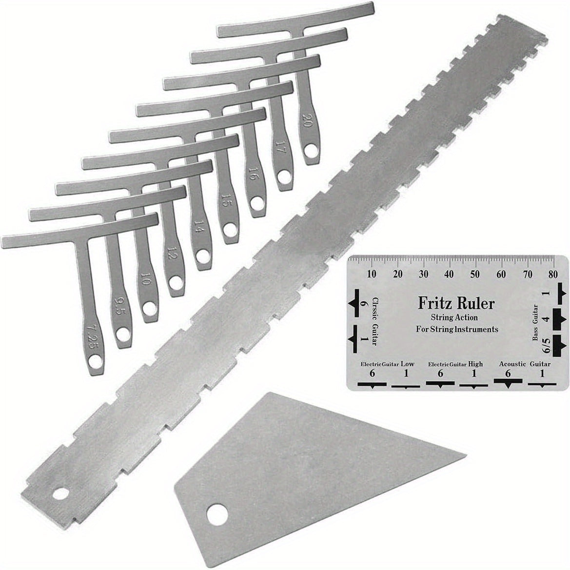Guitar Setup Tool Kit shown in the Silvery option