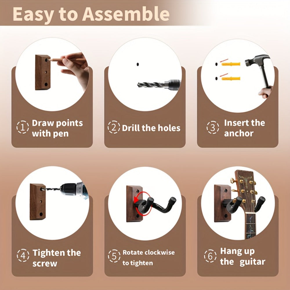 Guitar Stand, 2pcs, 3pcs, 4pcs for Holding And Displaying Guitars detail image - detail view 6