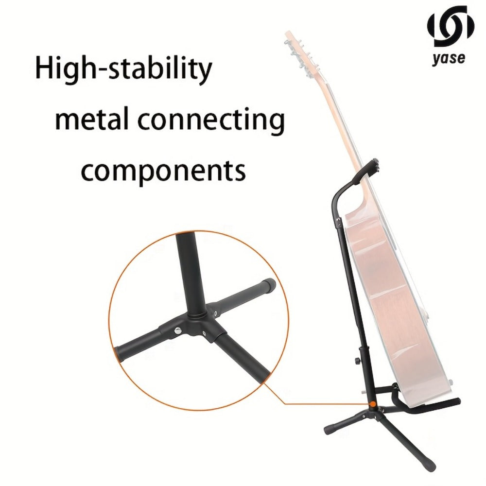 Guitar Stand, 2pcs Iron Guitar, Foldable, Portable, Folding, Single for Holding detail image - detail view 7
