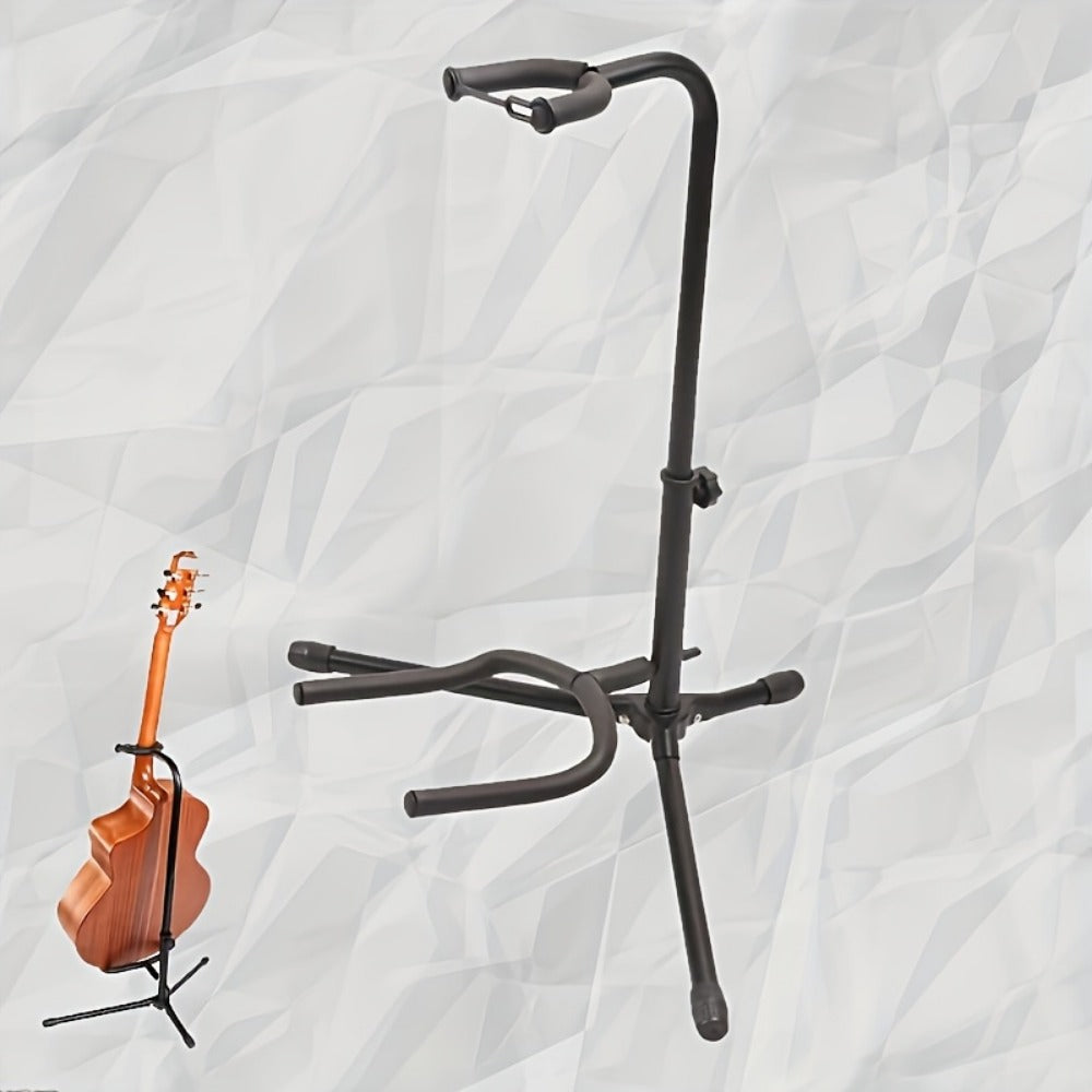 Guitar Stand, Adjustable, Foldable, Metal, Floor for Holding And Displaying Guitars detail image - detail view 3
