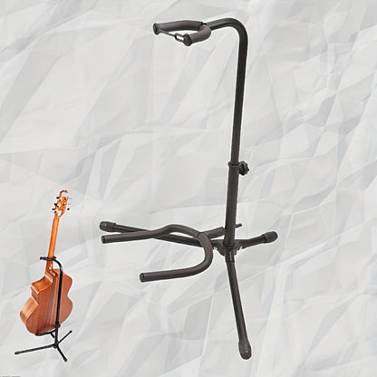Guitar Stand, Adjustable, Foldable, Metal, Floor for Holding And Displaying Guitars detail image - detail view 3