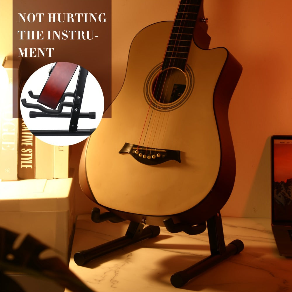 Guitar Stand, Foldable, 3pcs, Support for Holding And Displaying Guitars detail image - detail view 3