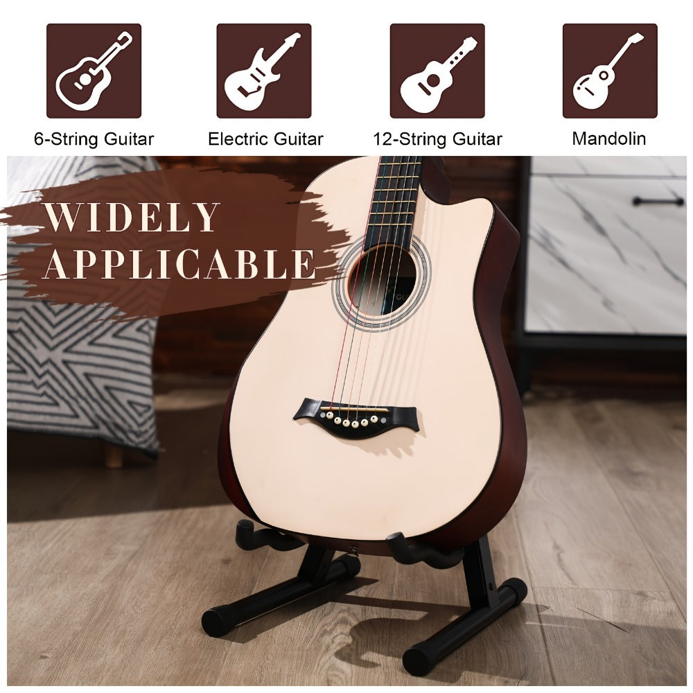 Guitar Stand, Foldable, 3pcs, Support for Holding And Displaying Guitars detail image - detail view 4