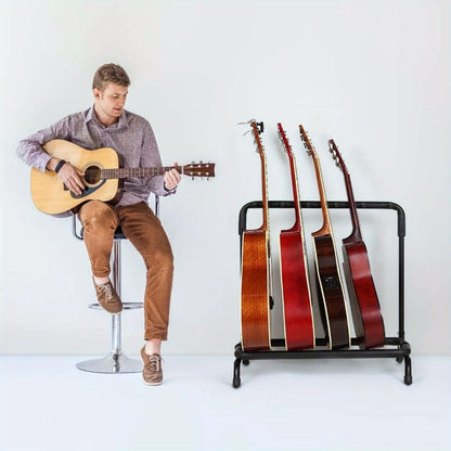 Guitar Stand, Foldable, Portable, Holder, Rack, Folding for Holding And Displaying Guitars detail image - detail view 12