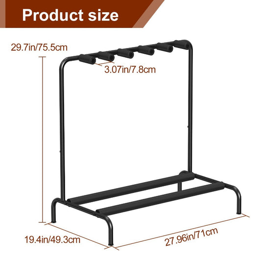 Guitar Stand, Foldable, Portable, Holder, Rack, Folding for Holding And Displaying Guitars detail image
