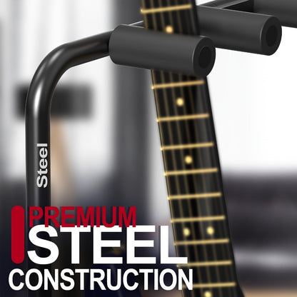 Guitar Stand, Foldable, Portable, Holder, Rack, Folding for Holding And Displaying Guitars detail image - detail view 5
