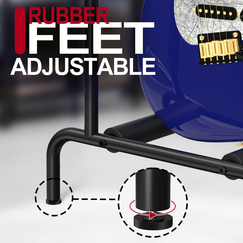 Guitar Stand, Foldable, Portable, Holder, Rack, Folding for Holding And Displaying Guitars detail image - detail view 6