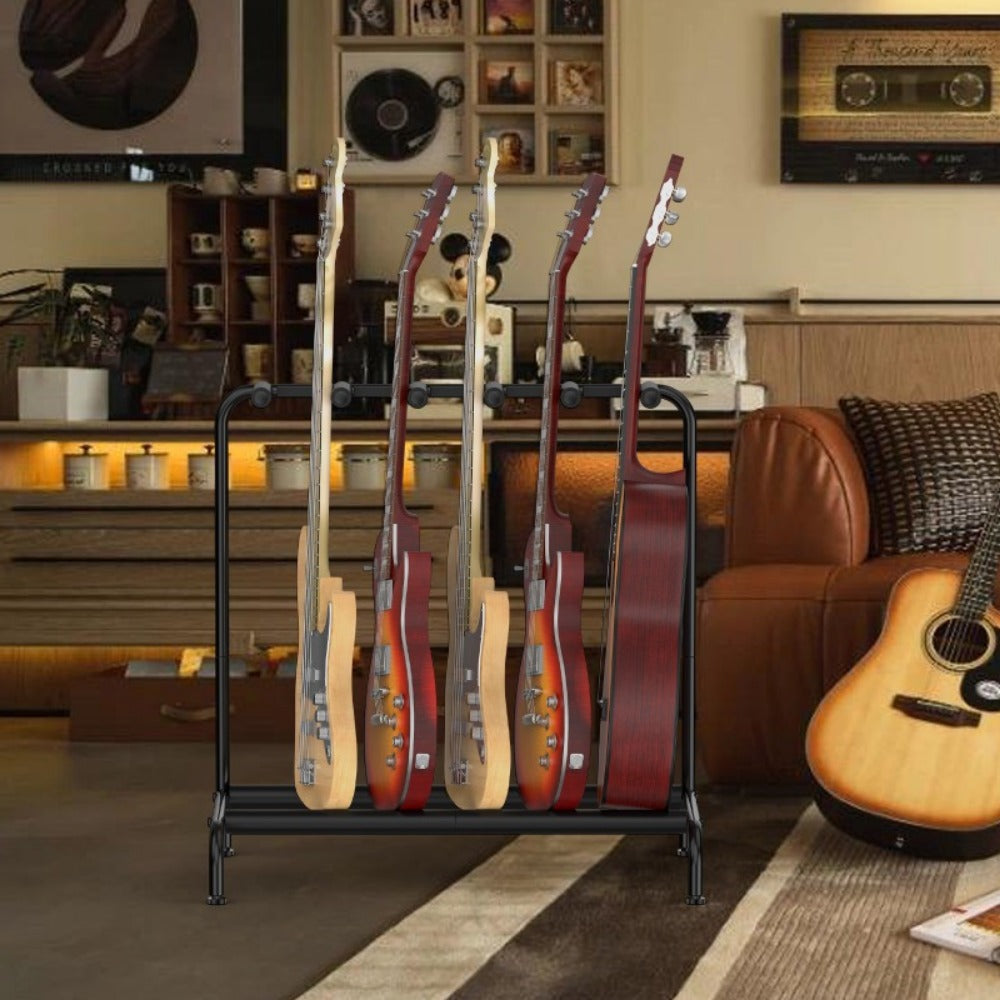 Guitar Stand, Holds, Guitars, Sturdy for Holding And Displaying Guitars detail image - detail view 11