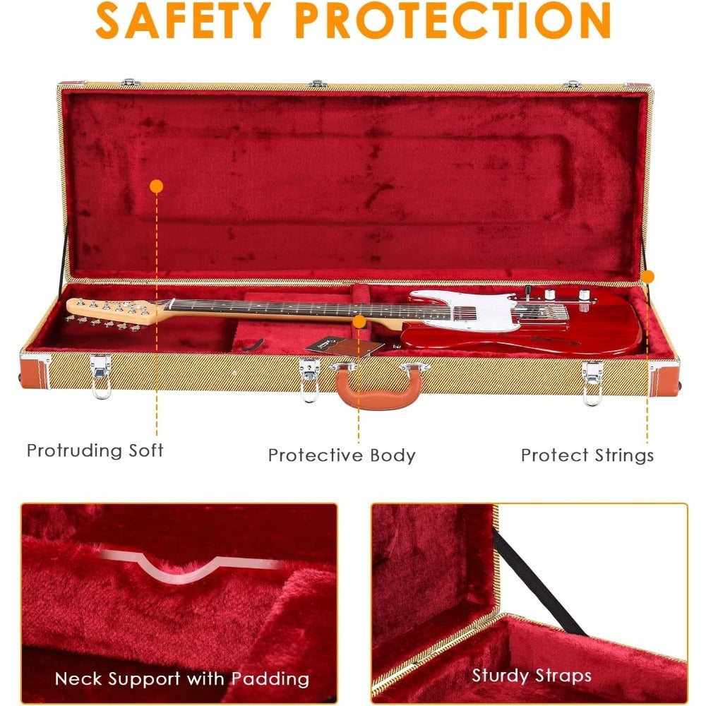 Guitar Stand, Portable, Electric, Hard, Case for Holding And Displaying Guitars detail image - detail view 7