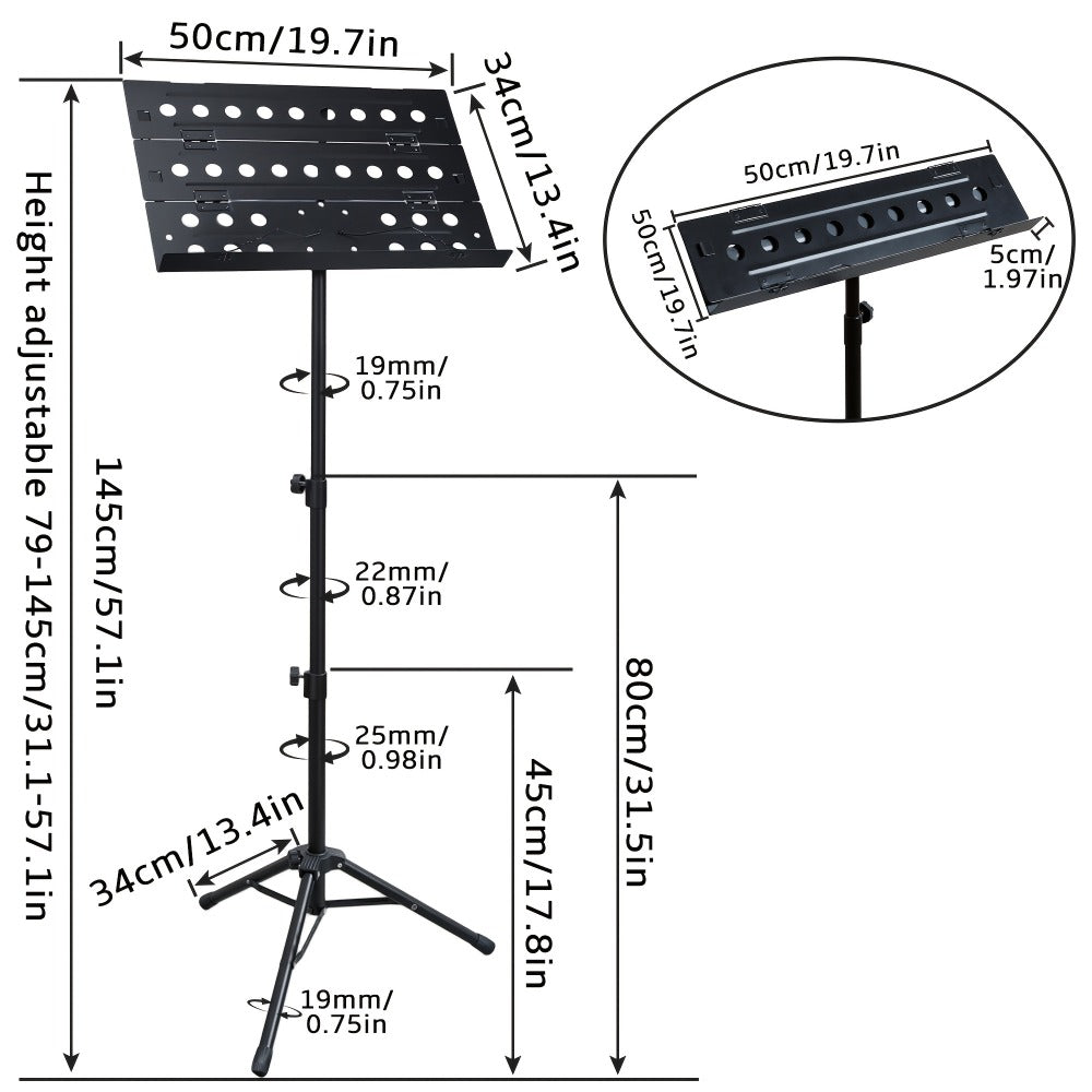 Guitar Stand, Portable, Foldable, Adjustable, Folding, Music for Holding And Displaying detail image