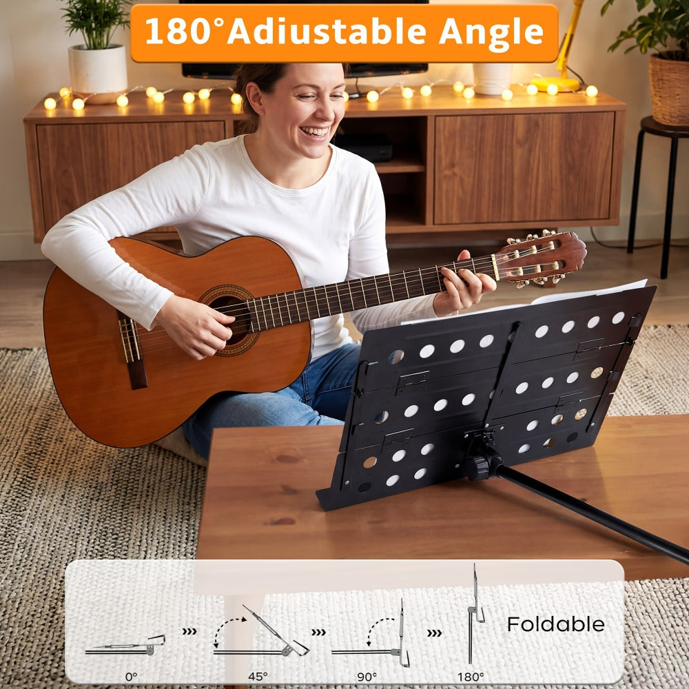 Guitar Stand, Portable, Foldable, Adjustable, Folding, Music for Holding And Displaying detail image - detail view 4