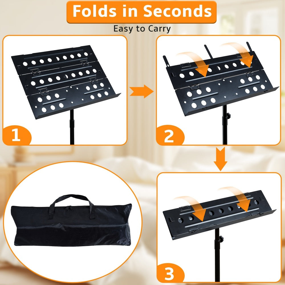Guitar Stand, Portable, Foldable, Adjustable, Folding, Music for Holding And Displaying detail image - detail view 9