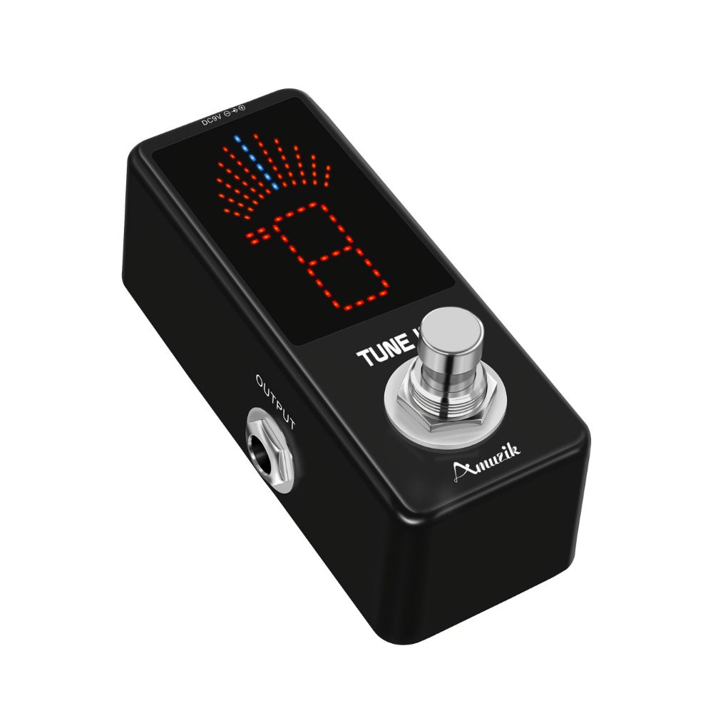 Guitar Tuner Pedal, Chromatic Guitar Tuner Pedal Fast And Accuate Tuner For High Precision + - 1 Cent With Pitch Indicator For Electric Guitar And Bass True Bypass, Note That The Power Supply Is Not Included. detail image - detail view 3