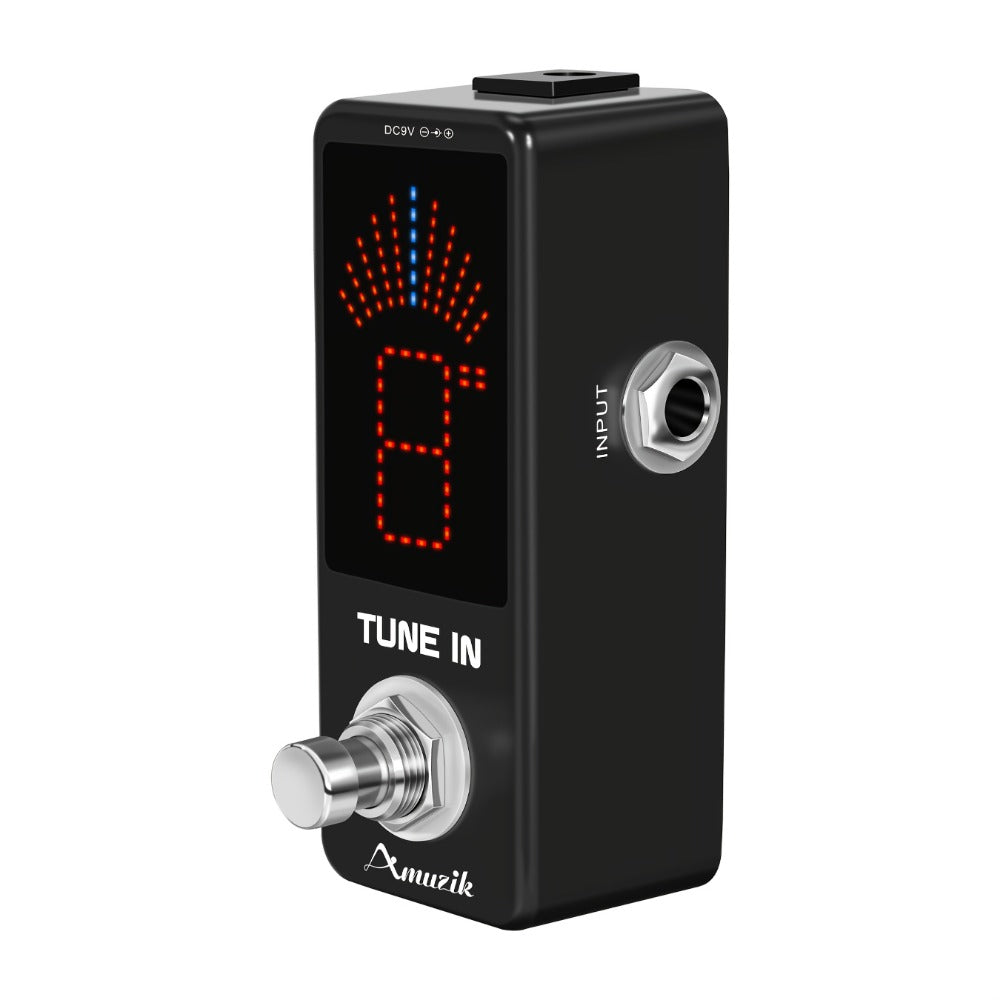 Guitar Tuner Pedal, Chromatic Guitar Tuner Pedal Fast And Accuate Tuner For High Precision + - 1 Cent With Pitch Indicator For Electric Guitar And Bass True Bypass, Note That The Power Supply Is Not Included. detail image - detail view 6